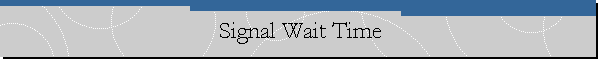 Signal Wait Time