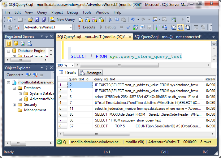 Andrew Halliday celle Frosset How to enable Query Store on SQL Azure - SQLCoffee