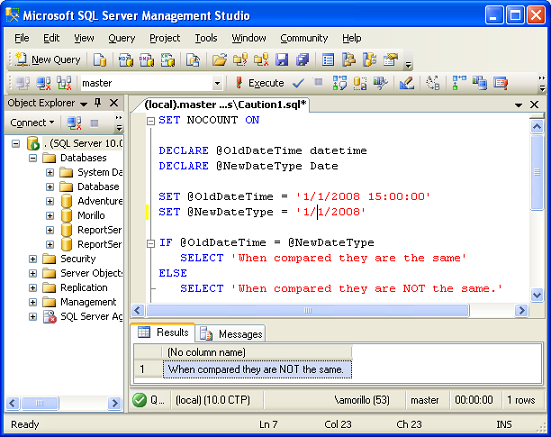 Datetime2 Sql Server