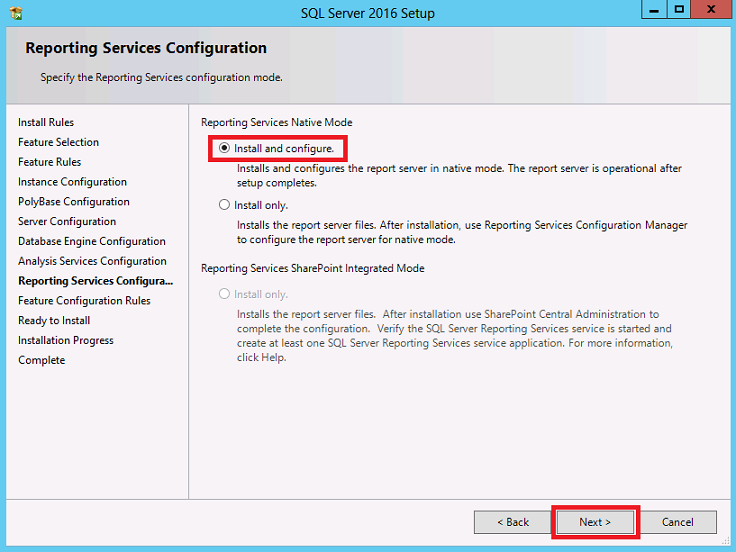 how to setup sql 2012 express reporting services