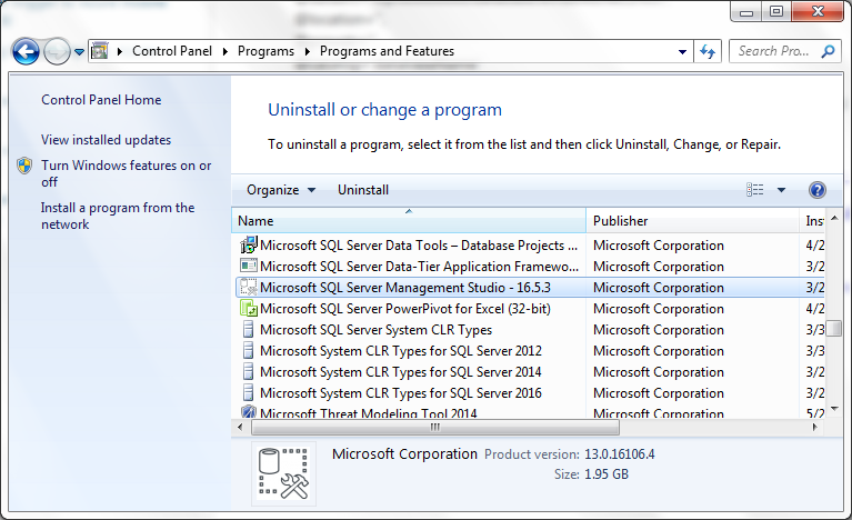 install sql server 2014 management studio